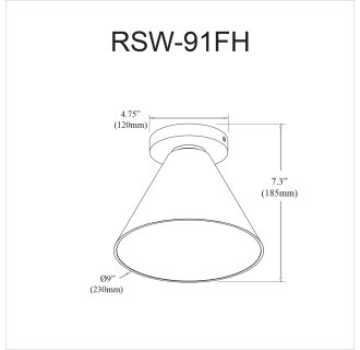 A thumbnail of the Dainolite RSW-91FH Alternate Image
