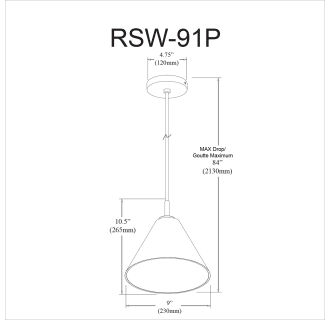 A thumbnail of the Dainolite RSW-91P Alternate Image