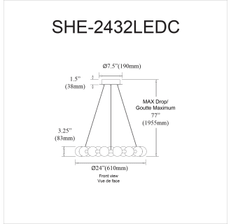 A thumbnail of the Dainolite SHE-2432LEDC Alternate Image