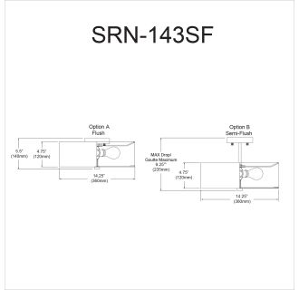 A thumbnail of the Dainolite SRN-143SF Alternate Image