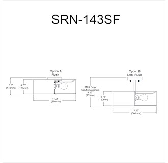 A thumbnail of the Dainolite SRN-143SF Alternate Image