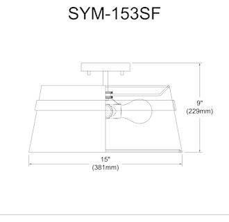 A thumbnail of the Dainolite SYM-153SF Alternate Image