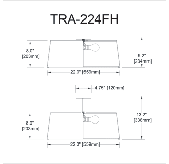 A thumbnail of the Dainolite TRA-224FH Alternate Image