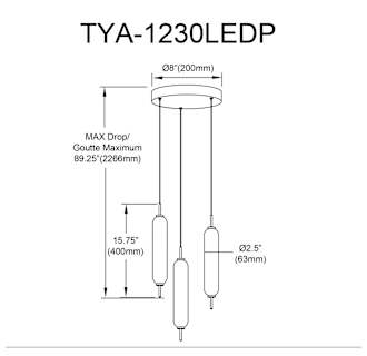 A thumbnail of the Dainolite TYA-1230LEDP Alternate Image