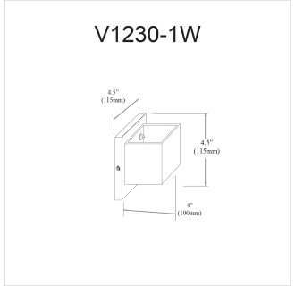 A thumbnail of the Dainolite V1230-1W Alternate Image