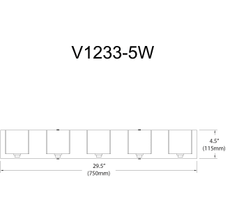 A thumbnail of the Dainolite V1233-5W Alternate Image