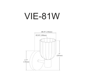 A thumbnail of the Dainolite VIE-81W Alternate Image