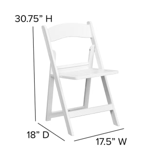 A thumbnail of the Delacora FF-LE-L-FOLDING-CHAIRS Dimensions