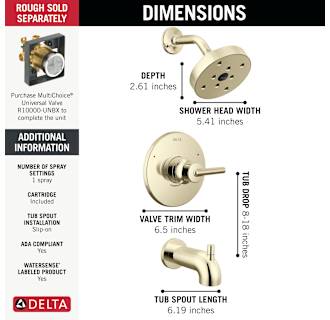 A thumbnail of the Delta T14459 Alternate Image