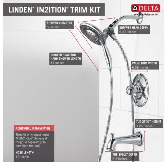 delta linden close shower