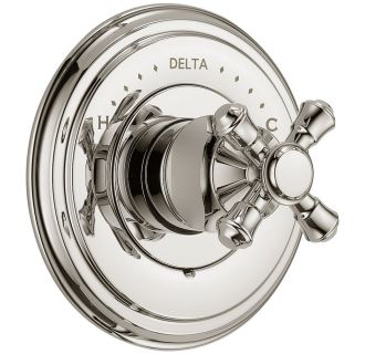 A thumbnail of the Delta T14097-LHP Polished Nickel Finish with Metal Cross Handle