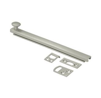 Carlisle Brass AQ83 Surface Bolt (with 2 Keeps) 202mm (8 inch) Brass -  Gold, Latches & Bolts -  Canada