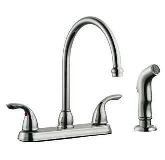 Black kitchen sink faucet