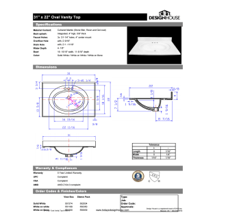 A thumbnail of the Design House 552034 Design House 552034