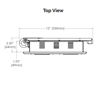 A thumbnail of the Docking Drawer 2012-266 Blade Duo Top View Line Drawing