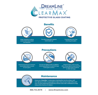 A thumbnail of the DreamLine SHDR-6360762 Dreamline-SHDR-6360762-ClearMax Benefits