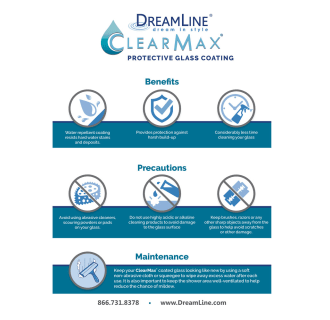 A thumbnail of the DreamLine SHEN-24585300-HFR Dreamline-SHEN-24585300-HFR-ClearMax Benefits and Precautions