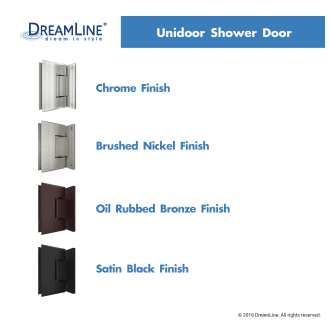 A thumbnail of the DreamLine SHEN-24590300-HFR Dreamline-SHEN-24590300-HFR-Hardware Finishes