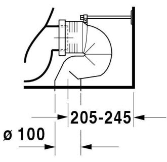 A thumbnail of the Duravit 017009 Technical Drawing 10