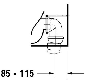 A thumbnail of the Duravit 210109 Technical Drawing 6