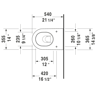 A thumbnail of the Duravit 254509-DUAL Alternate Image