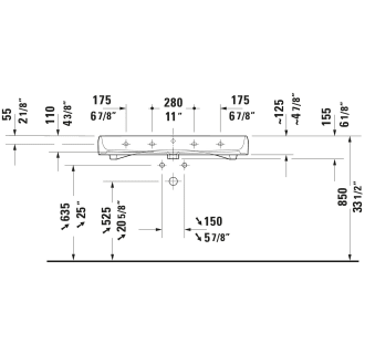 A thumbnail of the Duravit 238210-1HOLE Alternate Image