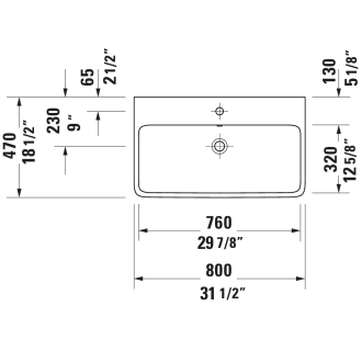 A thumbnail of the Duravit 238280-1HOLE Alternate Image