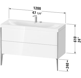 A thumbnail of the Duravit XV4712P-0HOLE Alternate View
