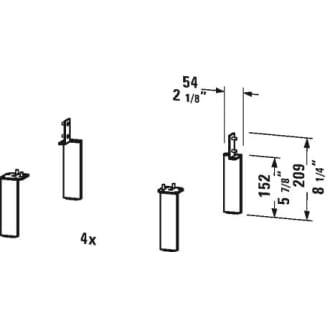 A thumbnail of the Duravit UV999400000 Alternate Image