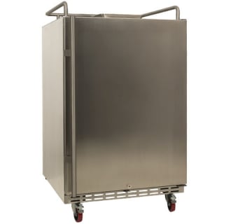 24 Inch Wide Outdoor Kegerator Conversion Refrigerator with Forced Air Refrigeration