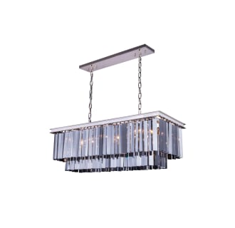 A thumbnail of the Elegant Lighting 1202D40 Pictured in Polished Nickel with Silver Shade Crystal