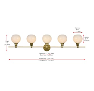 A thumbnail of the Elegant Lighting LD2327 Alternate Image