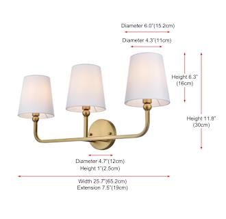 A thumbnail of the Elegant Lighting LD7322W26 Alternate Image