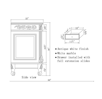 A thumbnail of the Elegant Lighting VF-1049 Alternate View