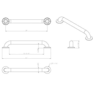 A thumbnail of the Elements GRAB-18-R Line Drawing