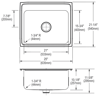 A thumbnail of the Elkay DLR252110PD Elkay-DLR252110PD-Specification Image