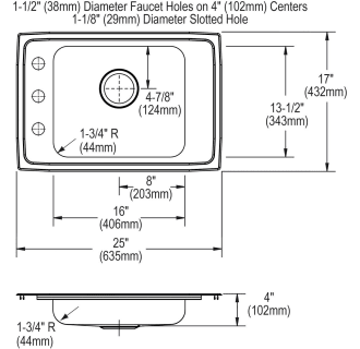 A thumbnail of the Elkay DRKAD251740C Elkay-DRKAD251740C-Specification Image