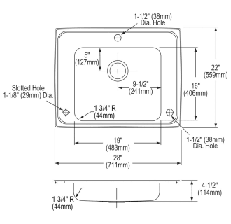 A thumbnail of the Elkay DRKAD282245LC Elkay-DRKAD282245LC-Specification Image