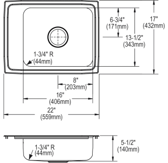 A thumbnail of the Elkay DRKADQ221755 Elkay-DRKADQ221755-Specification Image