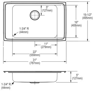 A thumbnail of the Elkay DRKADQ311950 Elkay-DRKADQ311950-Specification Image
