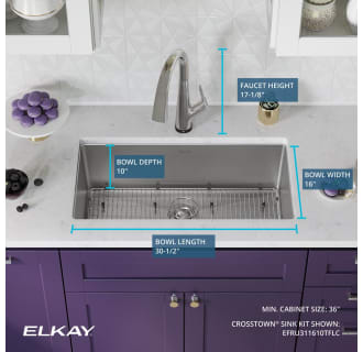 A thumbnail of the Elkay EFRU311610TFLC Alternate Images