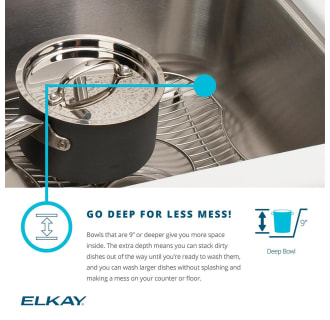 A thumbnail of the Elkay EFU411510DB Elkay-EFU411510DB-Deep Bowl