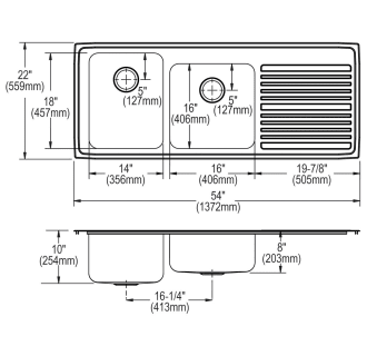 A thumbnail of the Elkay ILGR5422L Elkay-ILGR5422L-Specification Image