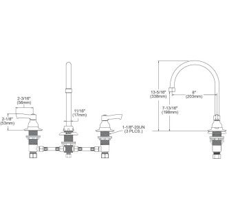 A thumbnail of the Elkay LK800GN08L2 Alternate View