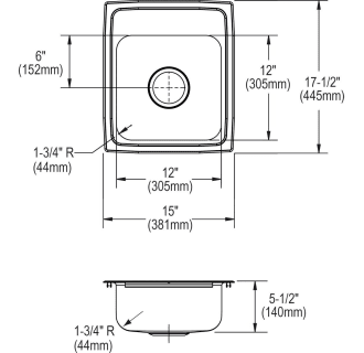 A thumbnail of the Elkay LRAD151755 Alternate View