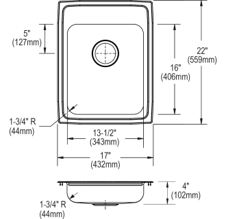 A thumbnail of the Elkay LRADQ172240 Elkay-LRADQ172240-Specification Image