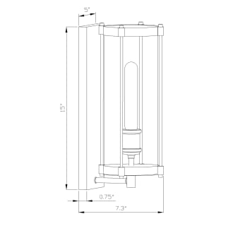A thumbnail of the Forte Lighting 1156-01 Line Drawing