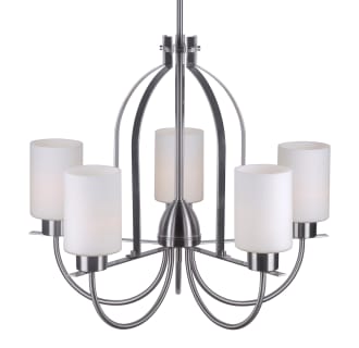 A thumbnail of the Forte Lighting 2738-05 Brushed Nickel Alternate View 1