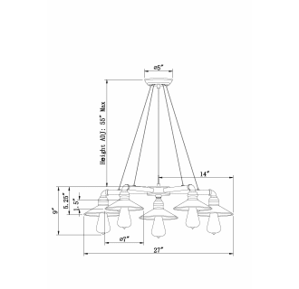 A thumbnail of the Forte Lighting 7059-05 Forte Lighting 7059-05