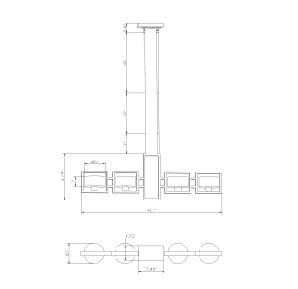 A thumbnail of the Forte Lighting 7084-04 Forte Lighting 7084-04